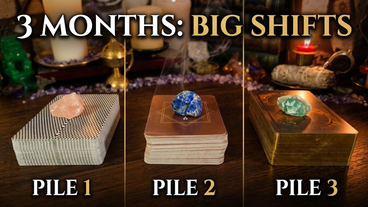 ⏳ YOUR NEXT 3 MONTHS | BIG SHIFTS COMING | PICK A PILE TAROT READING