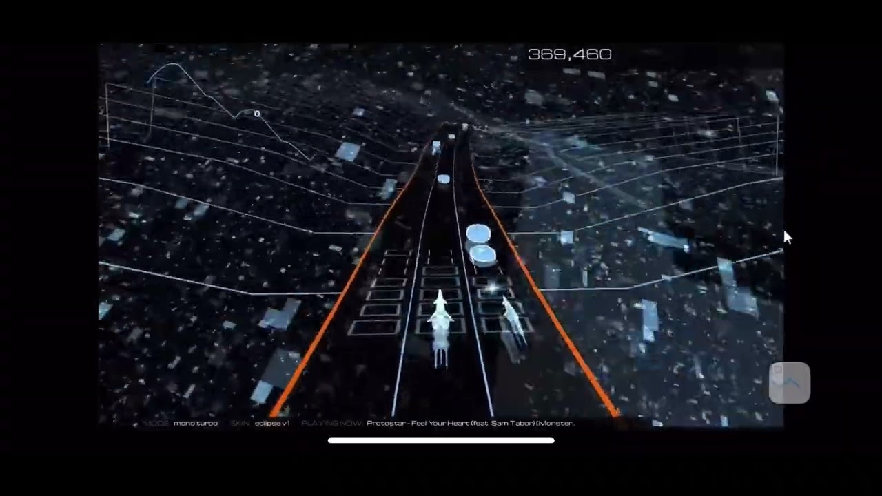 Audiosurf 2 Ep. 2777: Protostar - Feel Your Heart (feat. Sam Tabor). 627K score. Mono Turbo.