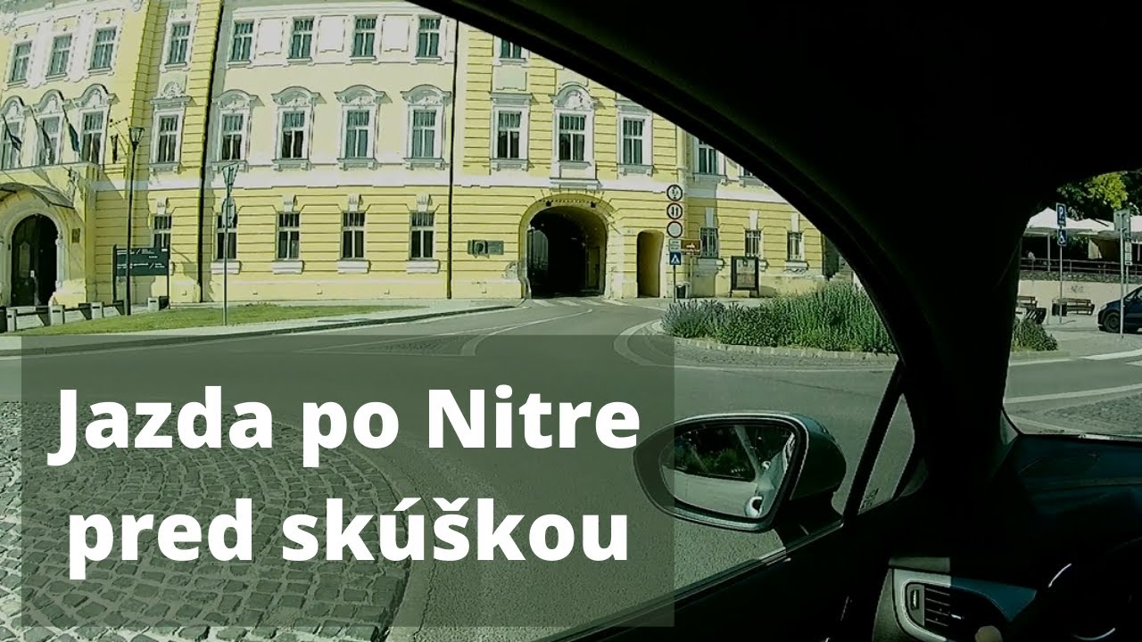 Jazda v meste Nitra (1. časť) | Nicolas sa zahral na inštruktora autoškoly (akurát bez pedálov) 😀