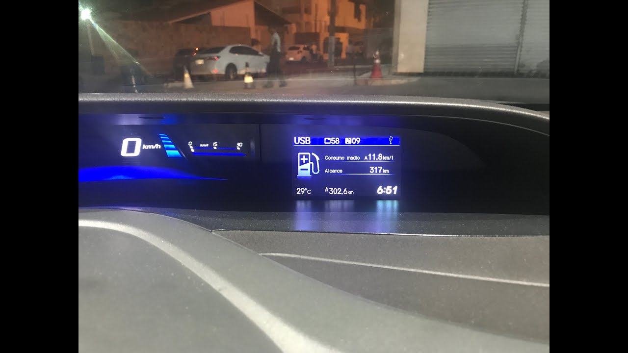 Teste de consumo com o Civic LXL 2012, essencialmente em rodoviária