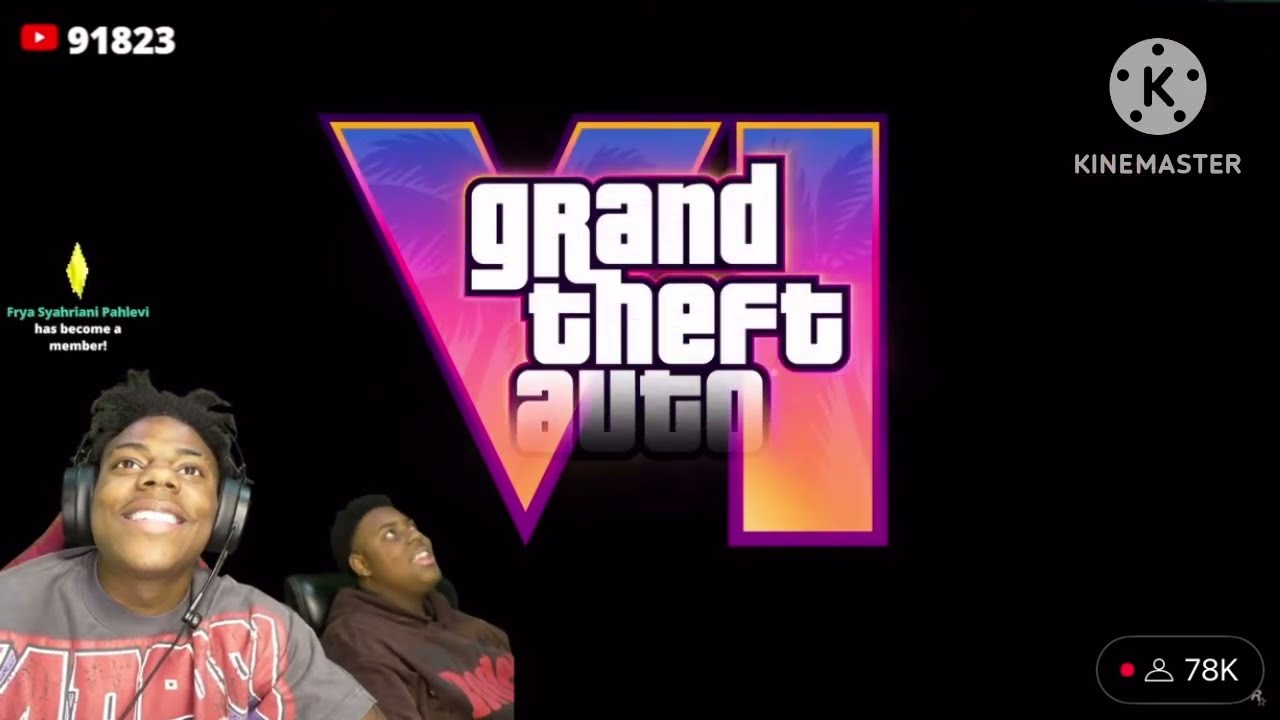 Ishowspeed React’s to the GTA 6 Trailer 2 - Stream Clip