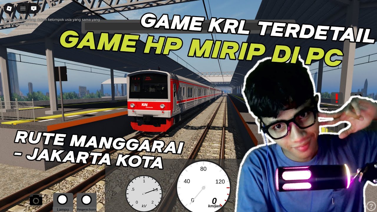 NEMU GAME KERETA KRL DI ROBLOX YANG MIRIP BANGET SAMA ASLINYA ! - JRR Career Mod Roblox 