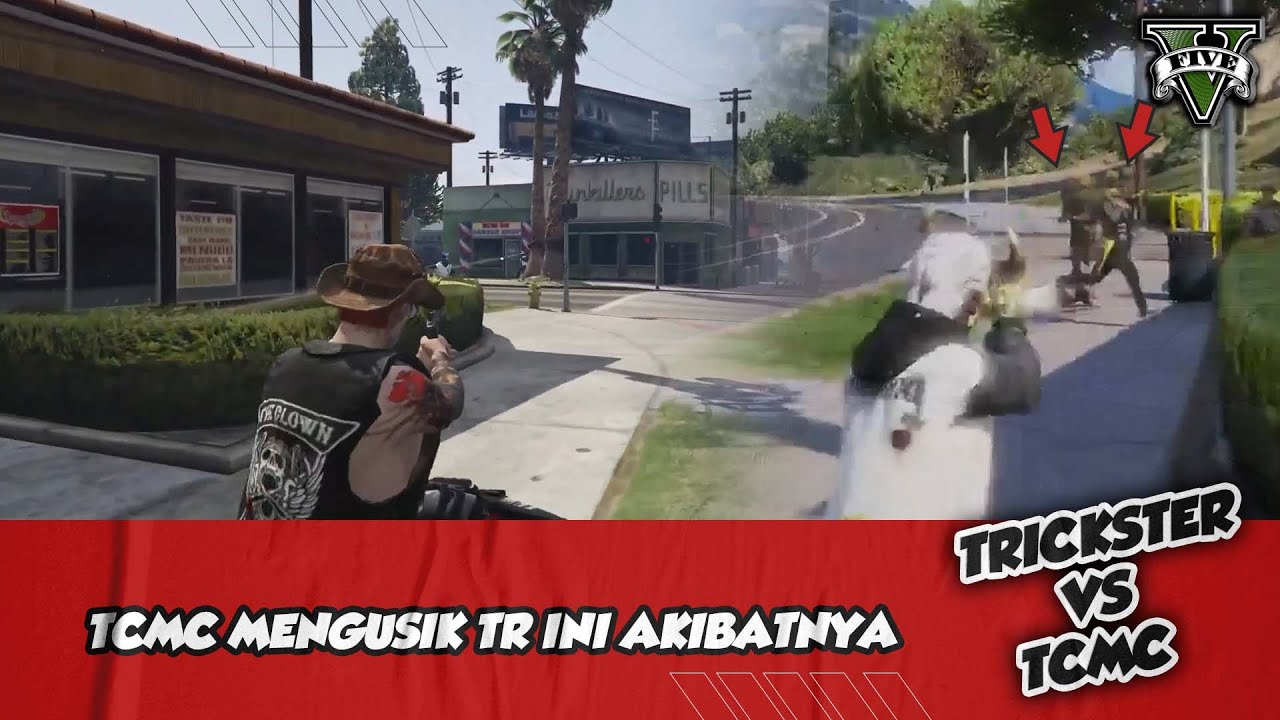 TCMC VS TR | TCMC PUTARIN MARKAS TRICKSTER | GTA V ROLEPLAY #hopefully