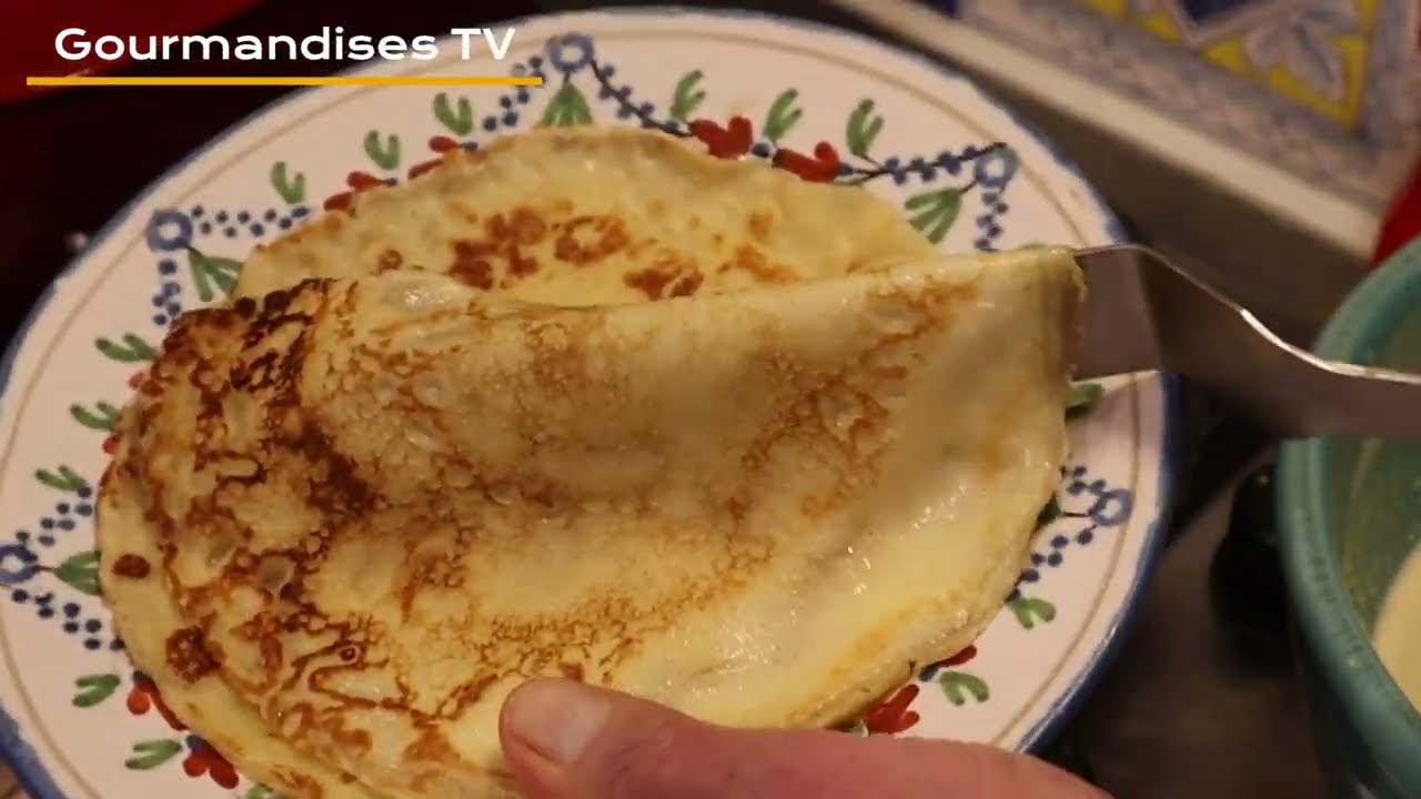 Ma PÂTE A CRÊPES EXPRESS pour la Chandeleur et Mardi Gras sur Gourmandises TV