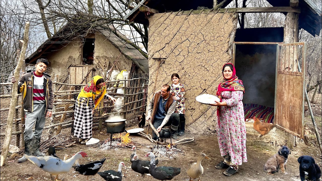 Baking Sweet Fatir Bread in a Traditional Oven | Sharing with Those in Need