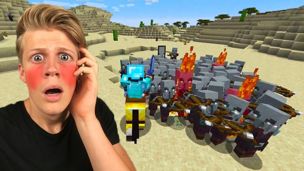 DE GROOTSTE RAID OOIT IN MINECRAFT!!