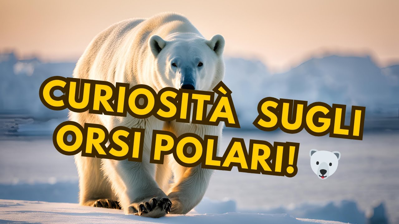 Curiosità Incredibili sugli Orsi Polari! 🐻‍❄️