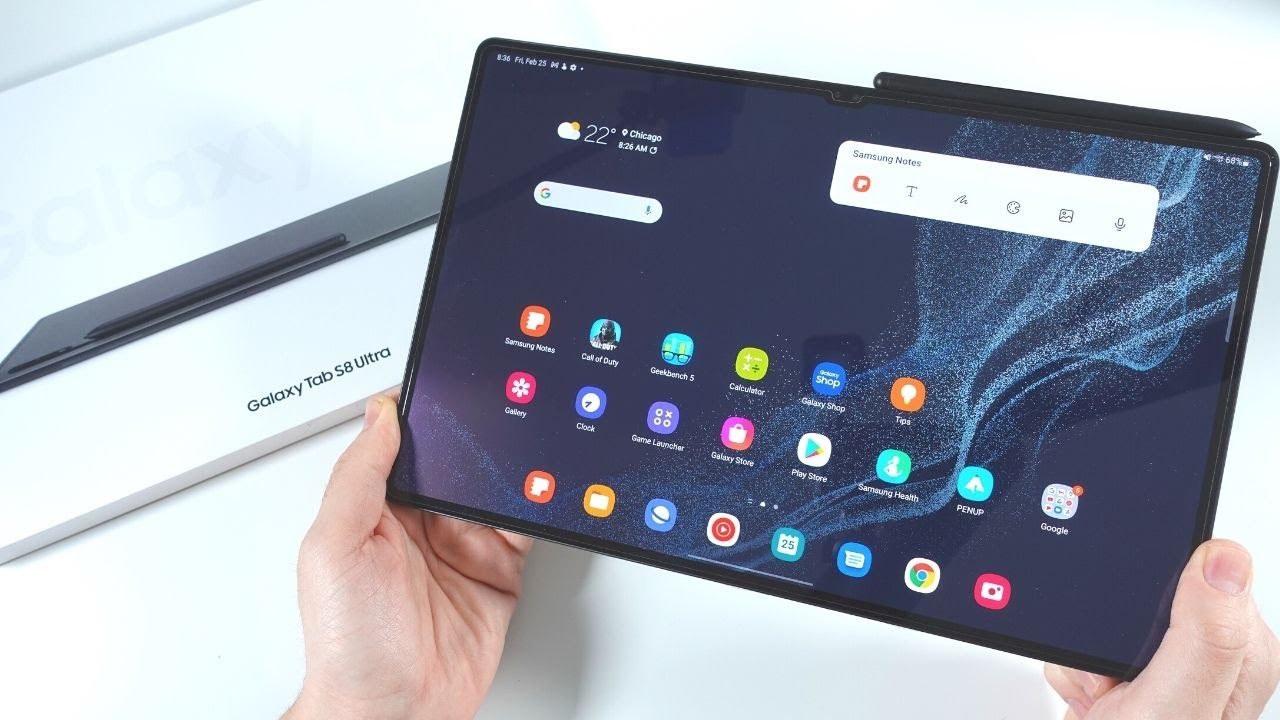 Galaxy Tab S8 Ultra Unboxing, First Impressions!