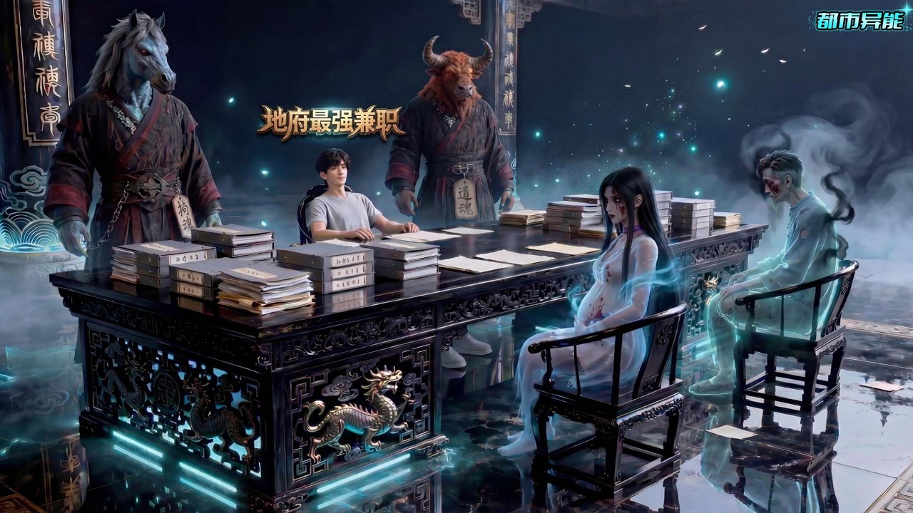 白天当人晚上在地府阴间兼职，一路干成两界大佬，阴阳两界都得看我脸色#漫画解说 #小说