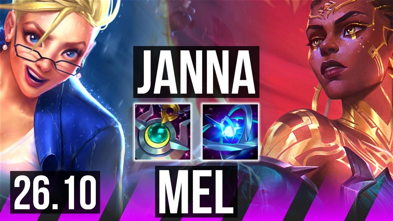 JANNA & Fiora vs MEL & Caitlyn (SUP) | EUNE Grandmaster | 26.10