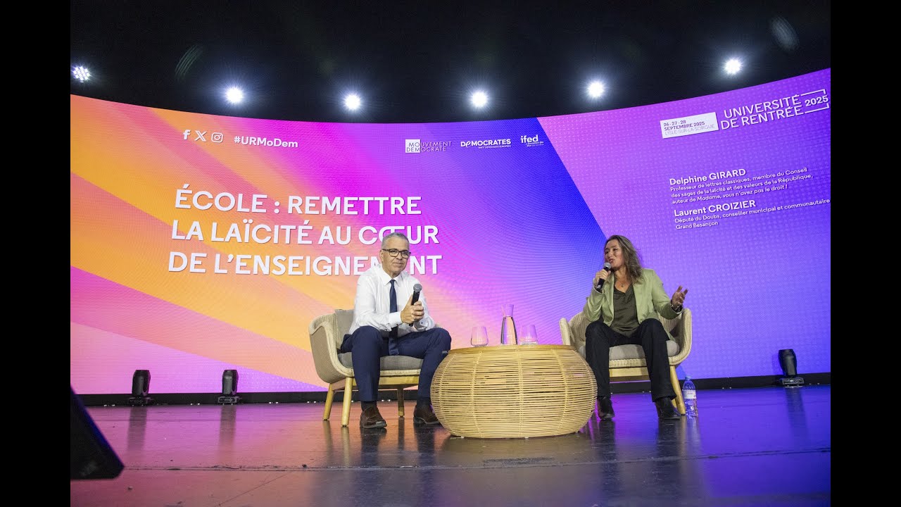 UR 2025 : École : remettre la laïcité au cœur de l’enseignement