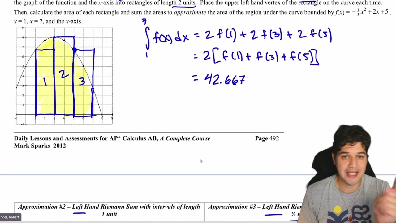 6.2a Суммы Римана для левосторонней арифметики | AP Calculus