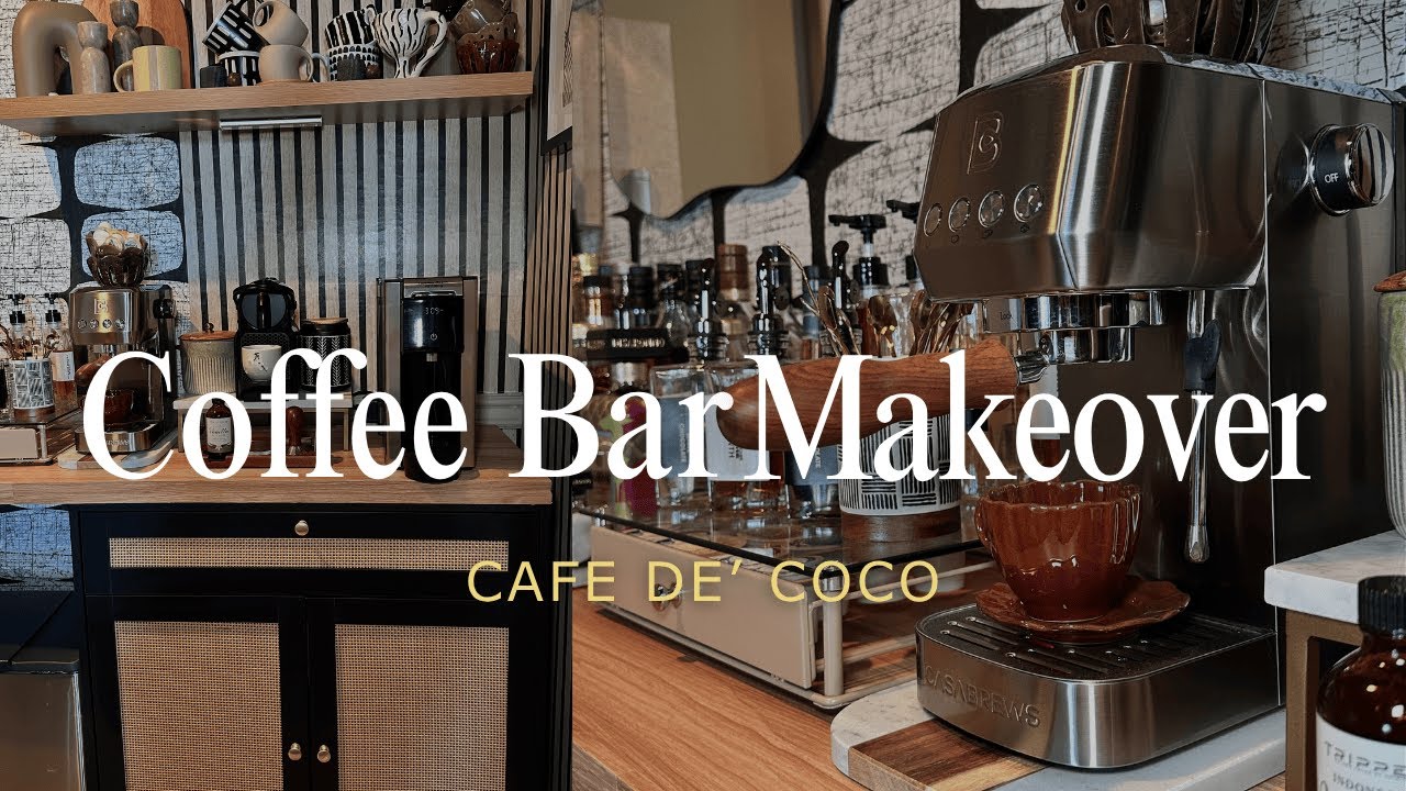 Coffee Bar Makeover | Apartment Home Barista | Mini Vlog | Moments With CoCo