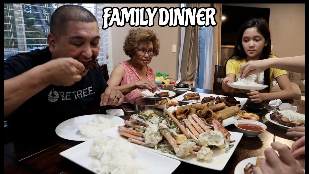 COOKING AND FAMILY DINNER | COCONUT SNOW CRAB, LUMPIA GUISADO, KOREAN BBQ, KIMCHEE, PORK BELLY