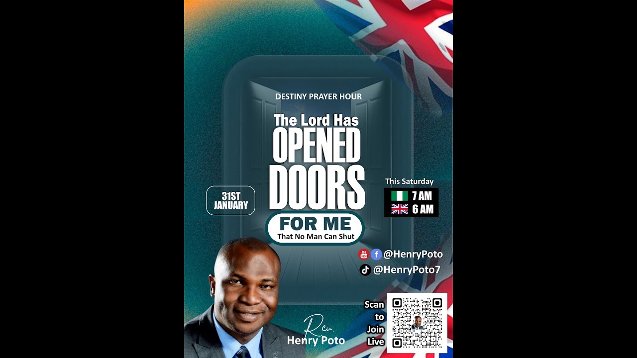 THE LORD HAS OPENED DOORS FOR ME THAT NO MAN CAN SHUT    |    REV. HENRY POTO