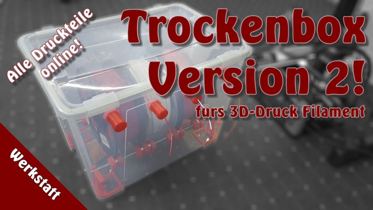 Trockenbox - die neue Version [3D-Druck, Ikea-Kiste]