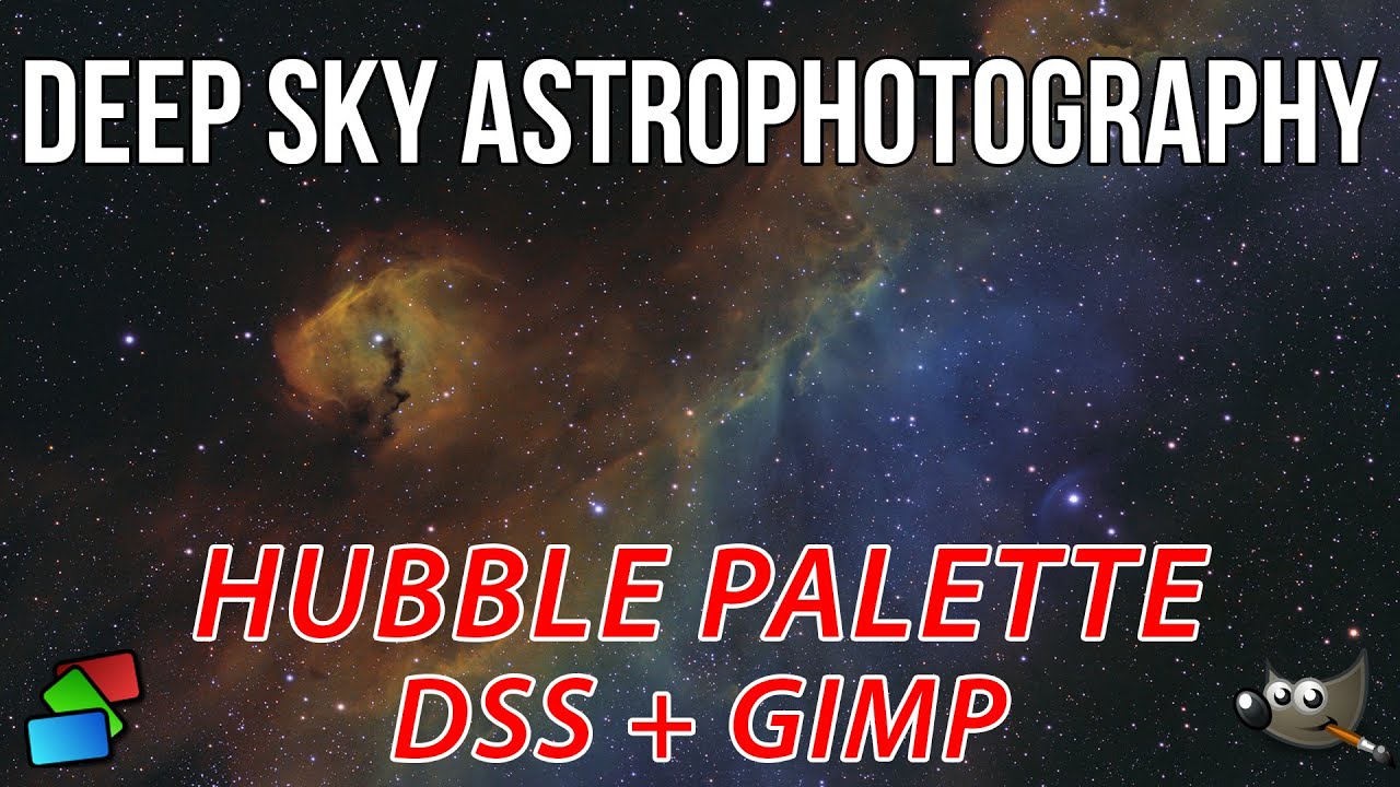 Intro to Narrowband and Hubble Palette, Pt. 2b - DeepSkyStacker and GIMP