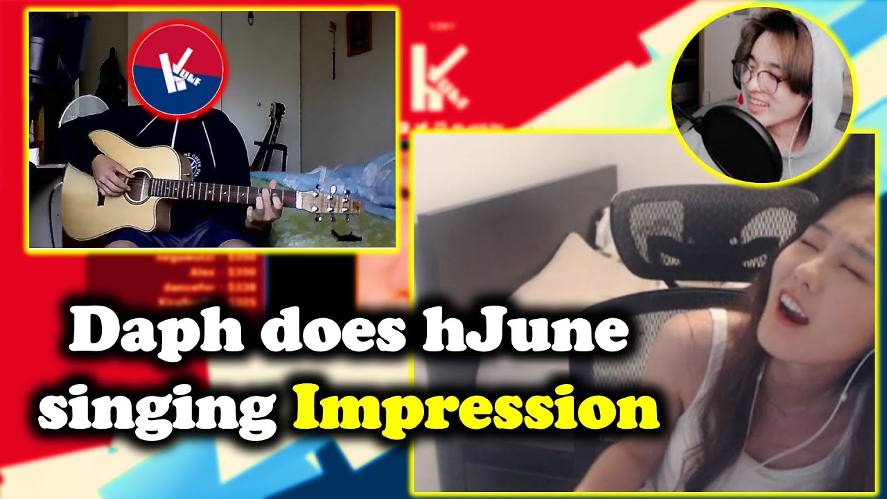 Jae показал видео с пением hJune 39Daph, которое стало хаотичным | 39Daph пародирует пение hJune
