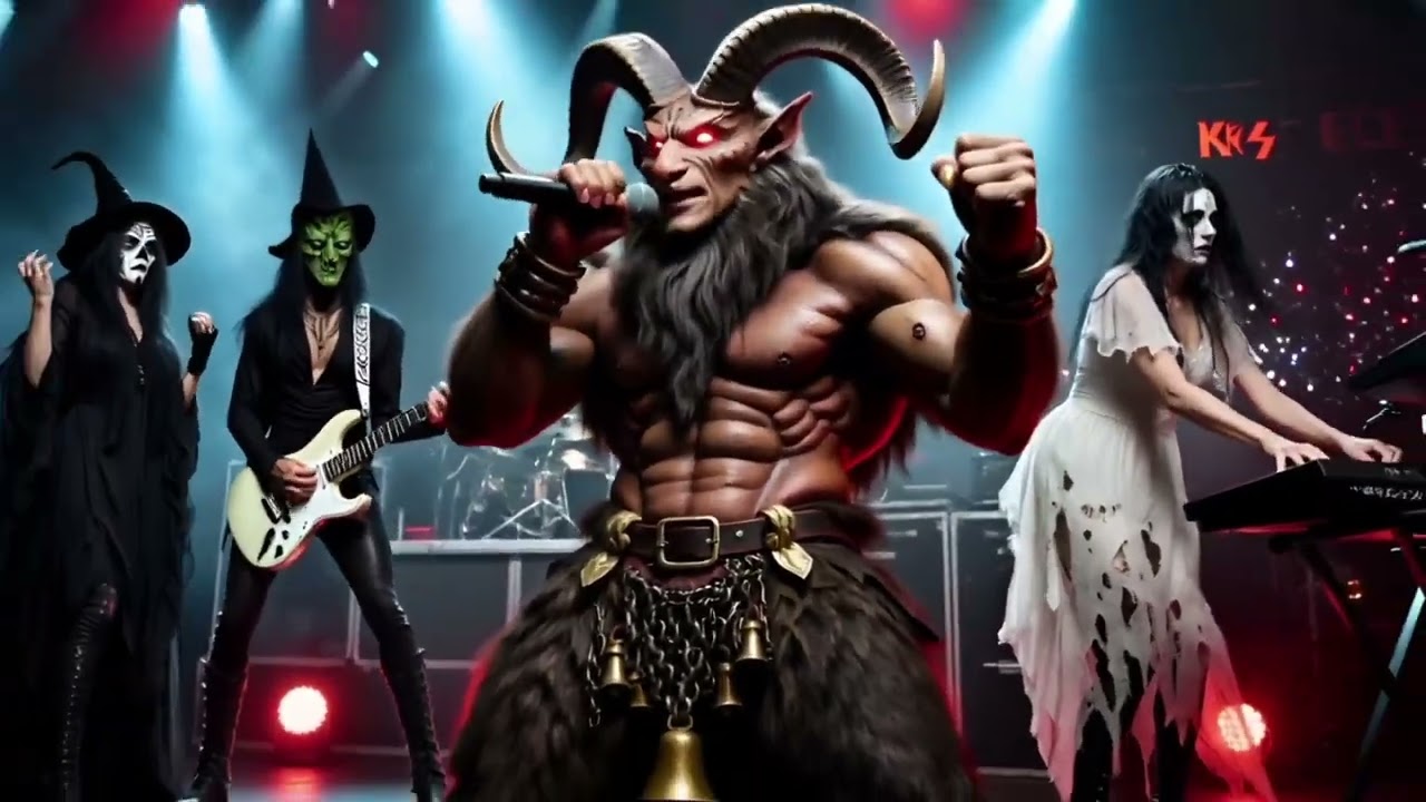 Krampus es el Jefe 👹🔥 Concierto de Brujas, El Cucuy y La Llorona | Rock Oscuro en Español