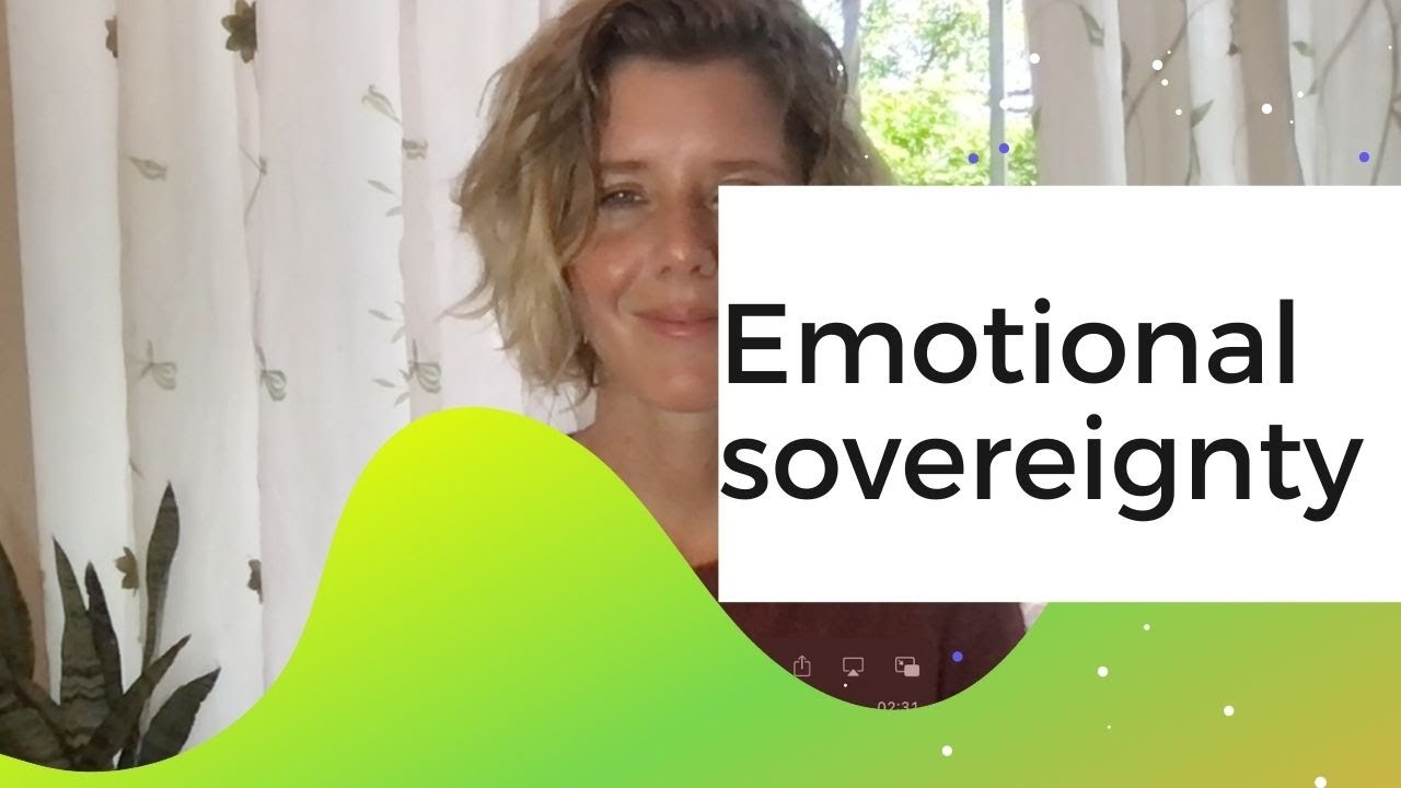 What is emotional sovereignty?