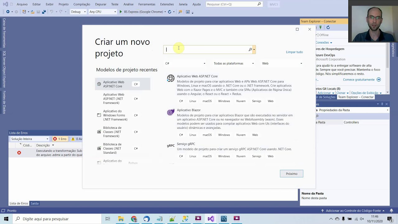 Projeto ASP.Net/Visual Studio usando Entity MySql no padrão MVC (Cadastro de Jogadores de Futebol)