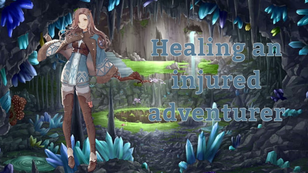 {Asmr} Kind and injured adventurer warns you [kitsune listener] [fantasy] [healing] [f4a]