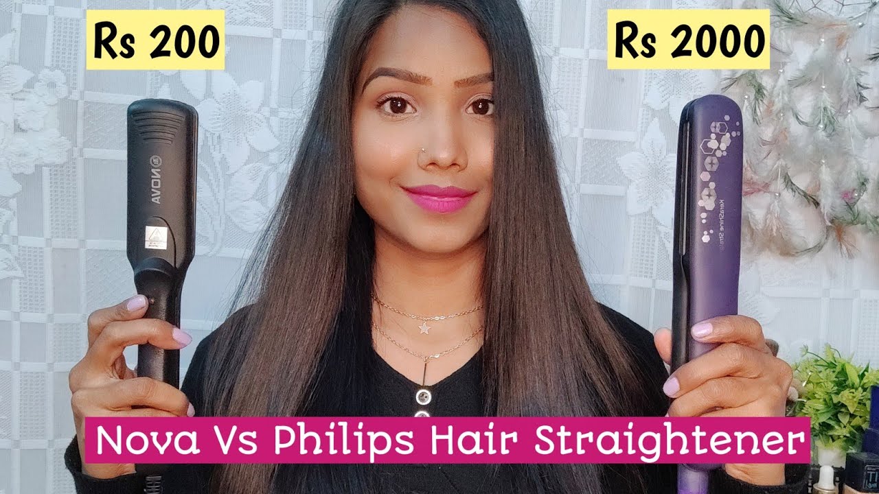 200 Rs Vs 2000 Rs Hair Straightener/ Nova hair straightener Review under 200/ Cheapest straightener