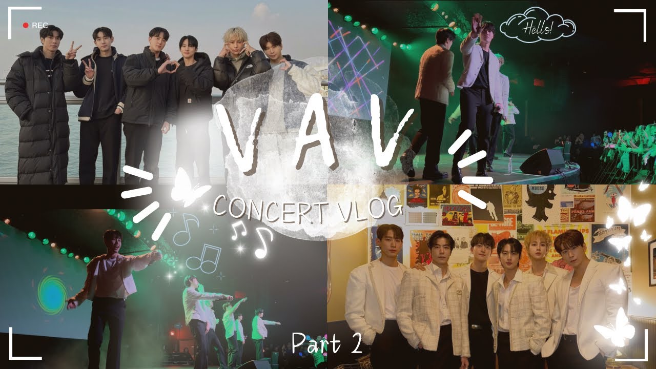 VAV said Hi!! - VAV TOUR - (Part 2) - 2024 #vav #kpop #kpopconcert
