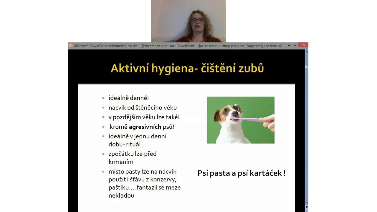 Jak se starat o chrup psa.