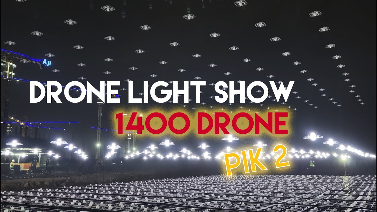 Drone Light Show PiK Live recording