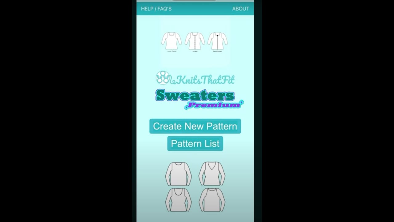 Custom knitting machine patterns using Knits That Fit App