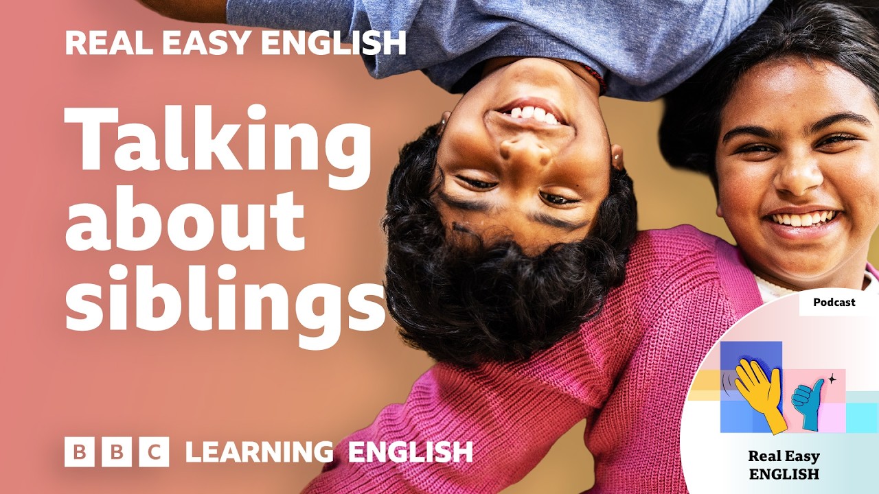 How English speakers talk about brothers and sisters 👦🧬👧 Real Easy English