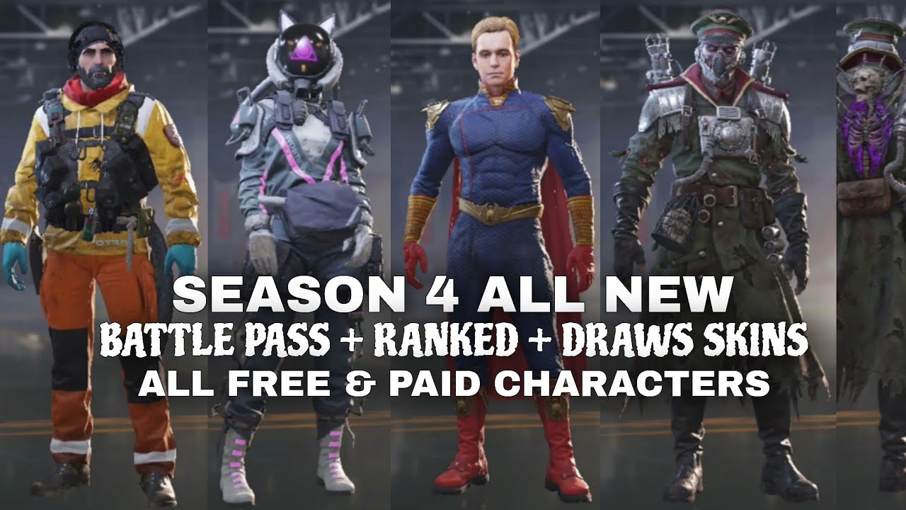 Season 4 Free & Paid All New Characters+Battle Pass+Ranked Free+Luckydraw Characters Codm 2026 Leaks