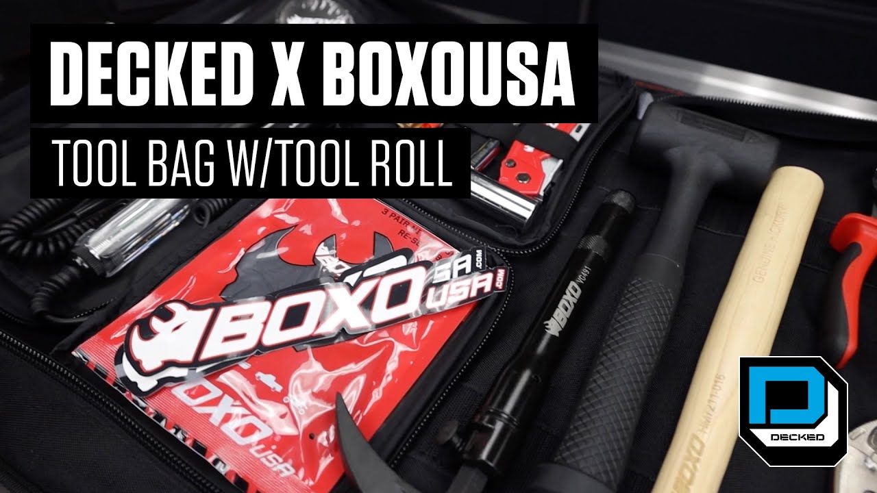 DECKED x BoxoUSA | Tool Bag with Tool Roll