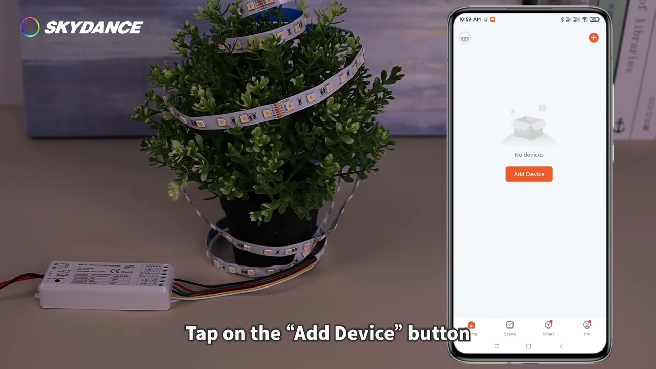 SKYDANCE WT5 -how to connect the wifi controller to Tuya APP