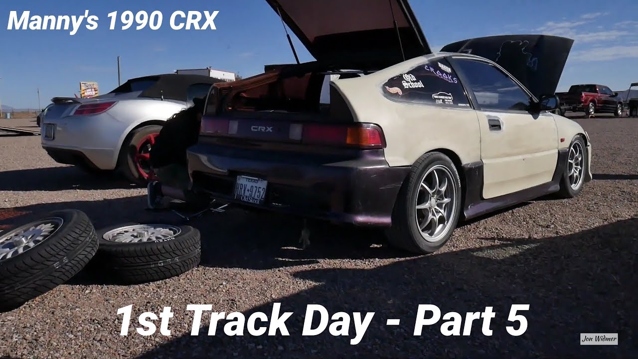 ZC Swapped CRX Hits The Track for Some Laps