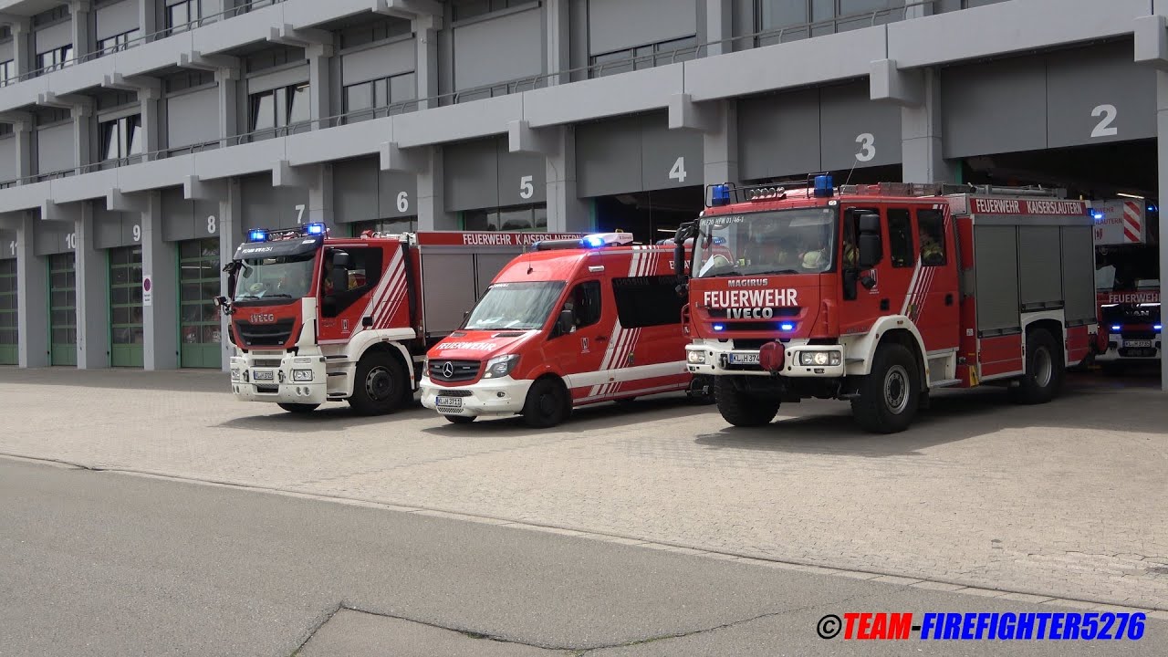 [Durchsage - Magirus Löschzug] Löschzug Berufsfeuerwehr Kaiserslautern