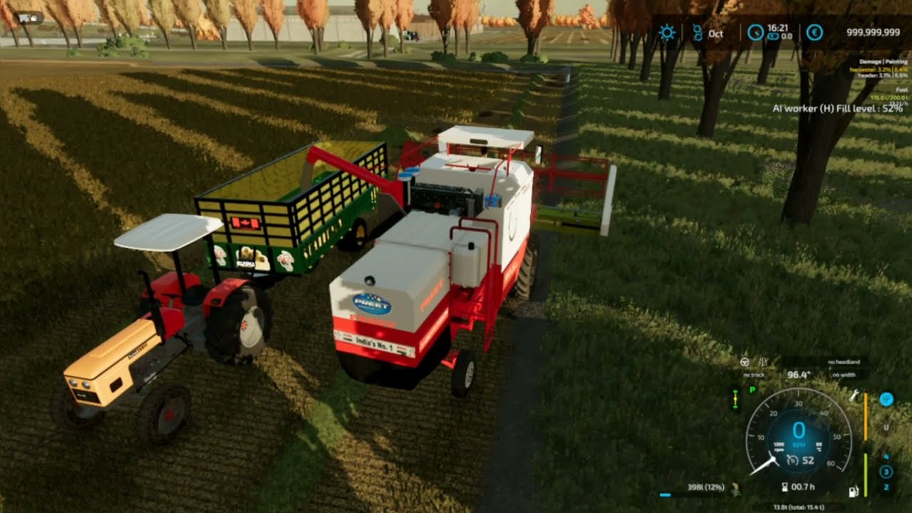 $waraj 855 6X4  🚜 | HMT 5911🚜 | Full jor mar da a l Tractor game 🚜 | FS25 | deepx.gamigyt ❤️
