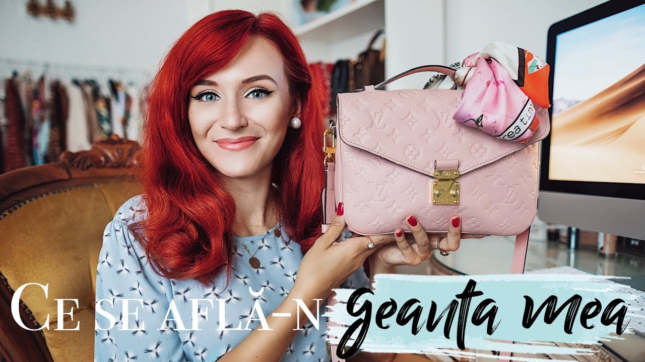 Ce se afla in geanta mea? | What's in my bag 2019 - Pochette Metis in Rose Poudre