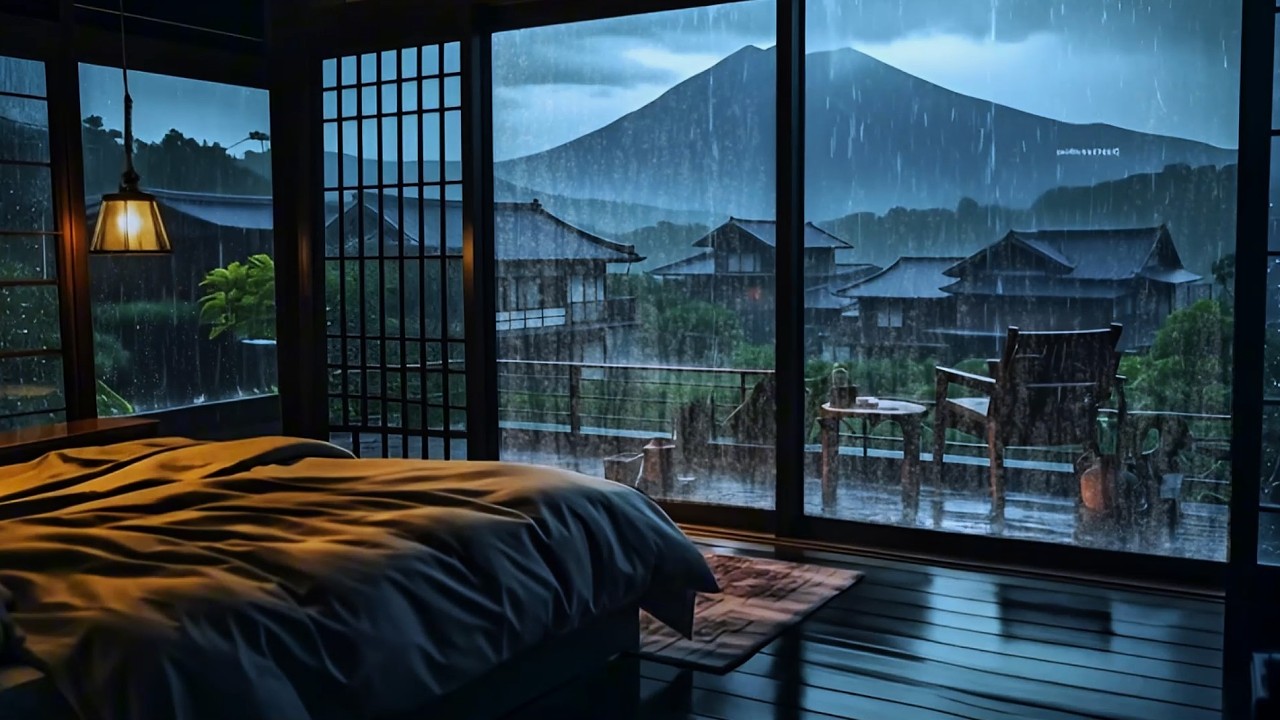 Instant Sleep Music 🌧️ Calming Rain Sounds for Deep Sleep, Stress & Overthinking