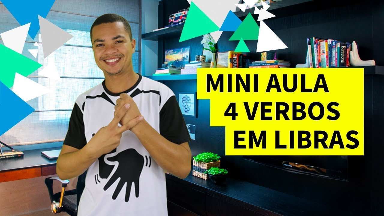 Verbos em Libras -  Faltar, Voltar, Assustar e Comunicar | Rodrigo Timóteo