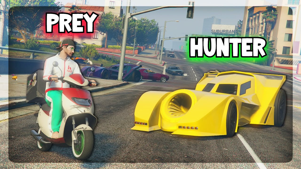 GTA V PIZZA DELIVERY MANHUNT
