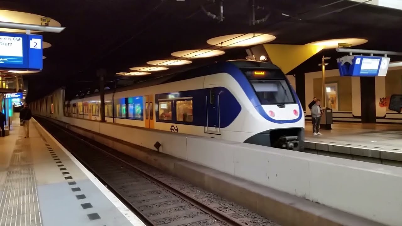 NS Type S70 Departing Rotterdam Blaak Station on 22/6/15
