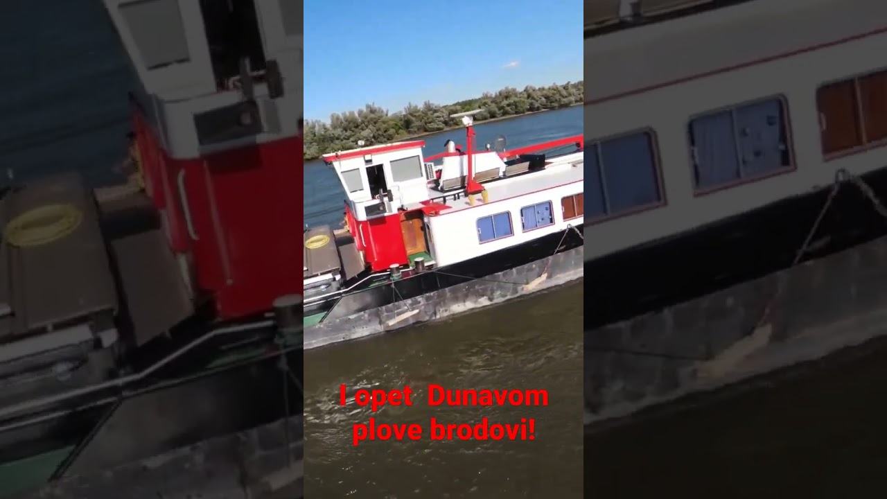 I opet Dunavom plove brodovi! #shortvideo #subscribe #drone #croatia #shorts #short