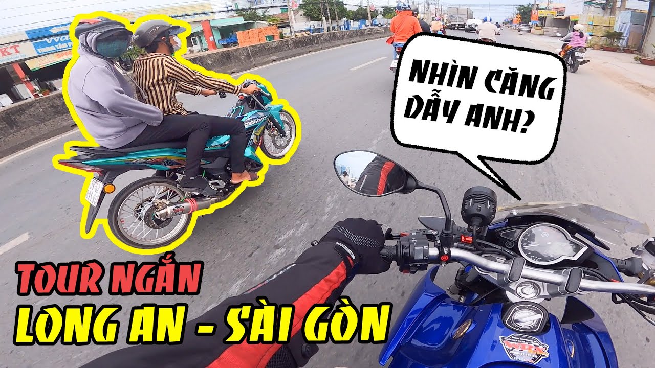 Tour mệt mỏi với Fz 68+ ngày cực nắng - kẹt xe - đường xấu