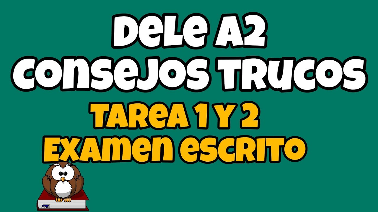 DELE A2  TONIA TAREA1 Y 2 CONSEJOS