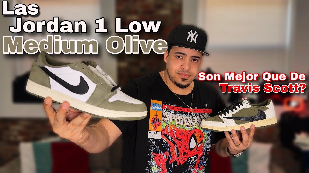 Jordan 1 Low Olive - Análisis, En Pies Con Cambio De Cordones  