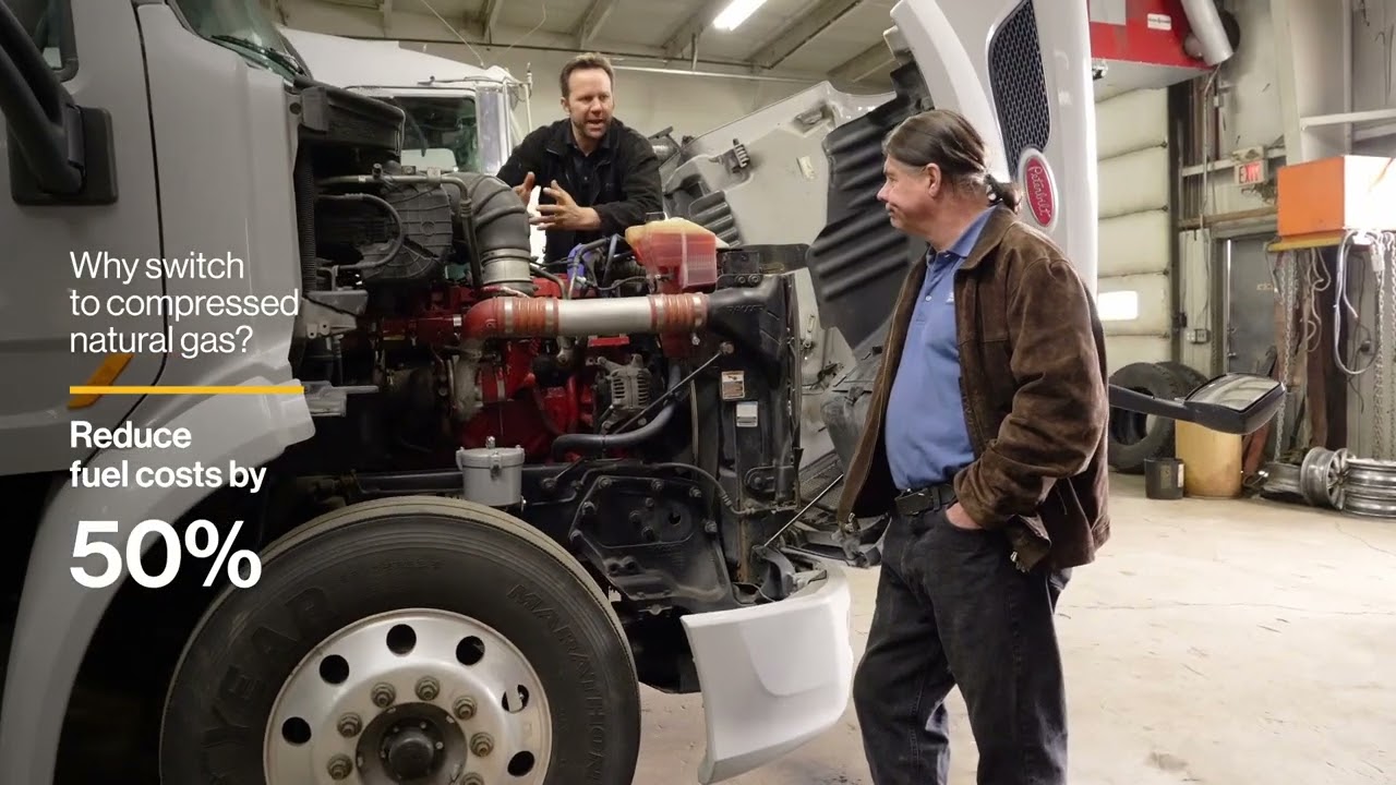 Greening commercial fleets with CNG fuel