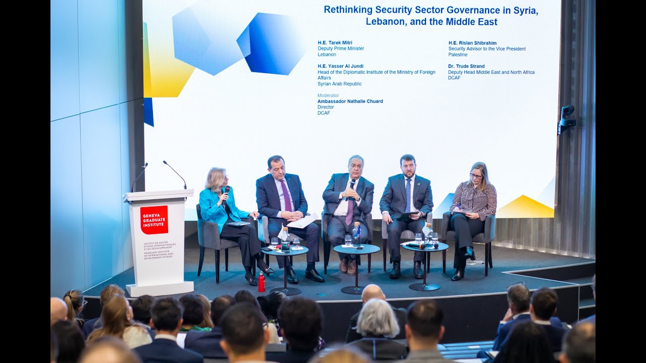 #DCAF25 Rethinking security sector governance in Syria, Lebanon, and the Middle East