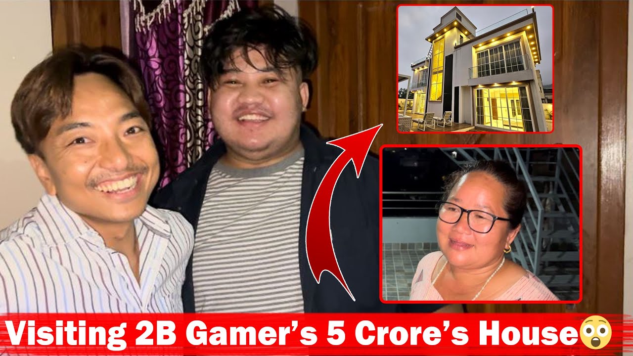 Visiting 2B Gamer’s 5 Crore’s House😮Biswa Limbu Vlogs ❤️🔥@2B_Entertains